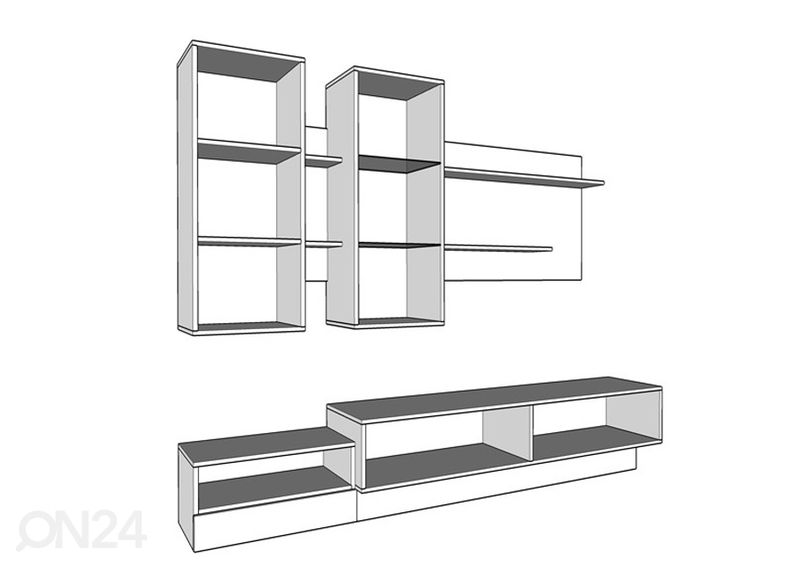 Hyllystö GRIFON kuvasuurennos
