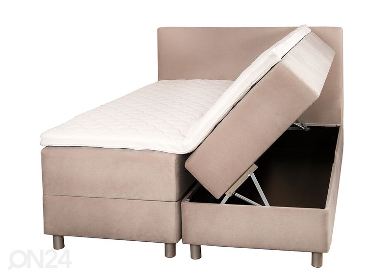 Hypnos jenkkisänky Pandora 160x200 cm kahdella vuodevaatelaatikolla kuvasuurennos