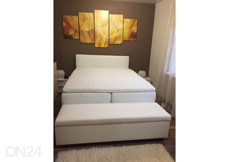 Hypnos jenkkisänky Pandora 160x200 cm kahdella vuodevaatelaatikolla + pneumo mekanismi kuvasuurennos