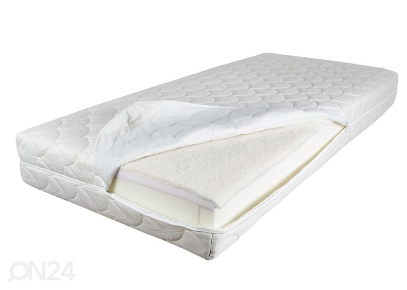 Hypnos joustinpatja Hestia (pocket, HR, puuvilla, vetoketju) 60x120x20 cm kuvasuurennos