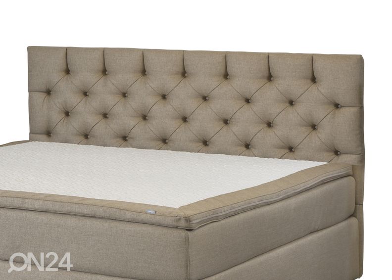 Hypnos kangasverhoiltu sängynpääty Chesterfield 166x122x10 cm kuvasuurennos