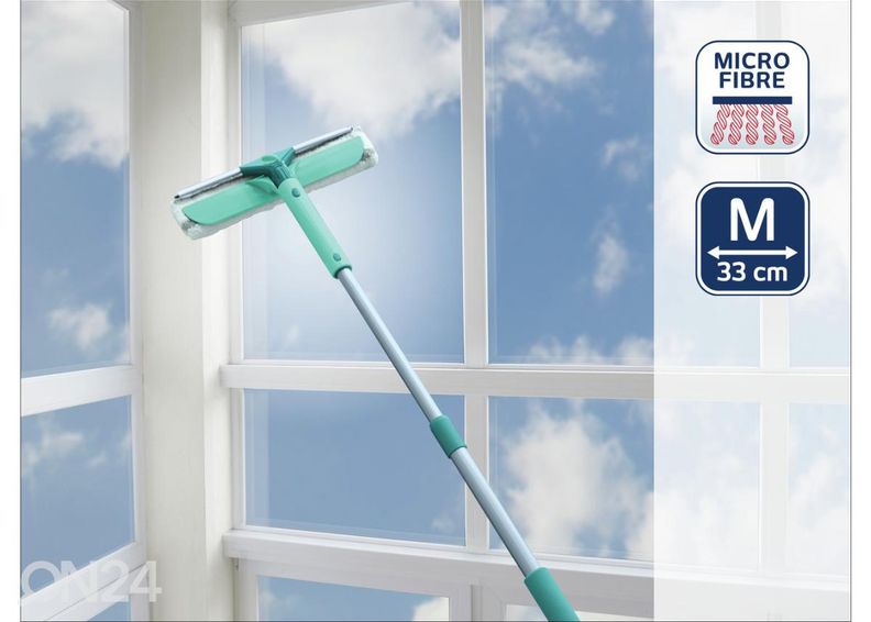Ikkunanpesin Leifheit Wet&Dry teleskooppivarrella kuvasuurennos
