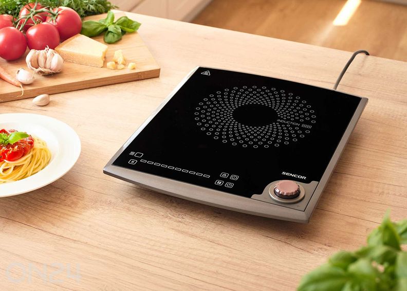 Induktiokeittotaso, 1 keittoalue, Sencor SCP3414GY kuvasuurennos