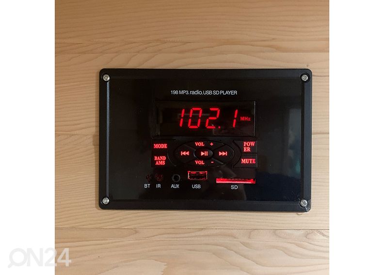 Infrapunasauna neljälle hengelle, valkoinen kuvasuurennos