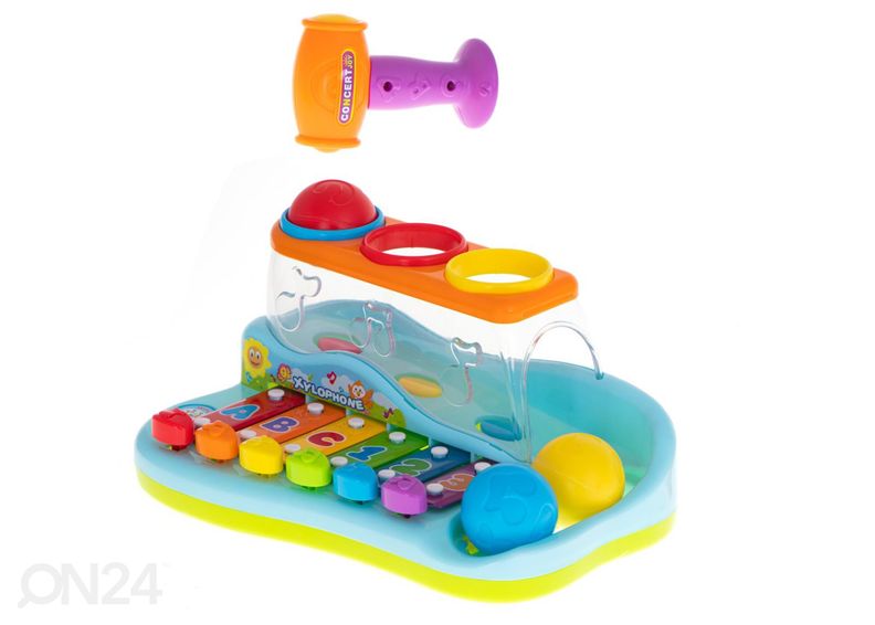 Interaktiivinen ksylofoni palloilla kuvasuurennos