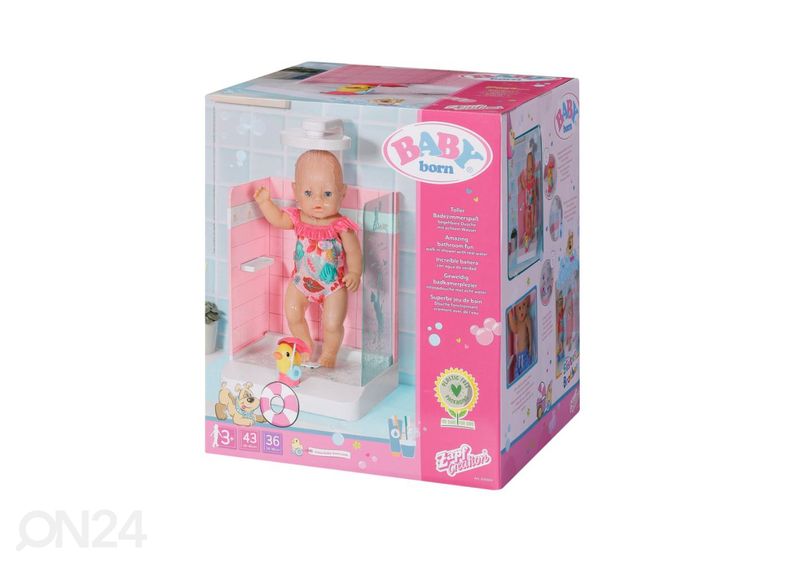 Interaktiivinen suihkukoppi BABY BORN nukelle kuvasuurennos