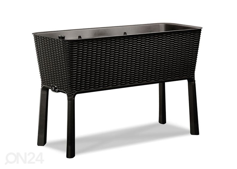 Istutuslaatikko Keter Easy Grow, 114x49x76 cm, antrasiitti kuvasuurennos