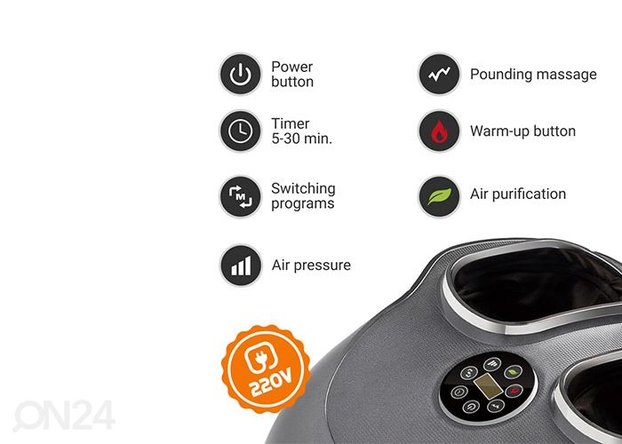 Jalkahierontalaite akupunktiolla GESS Danny kuvasuurennos