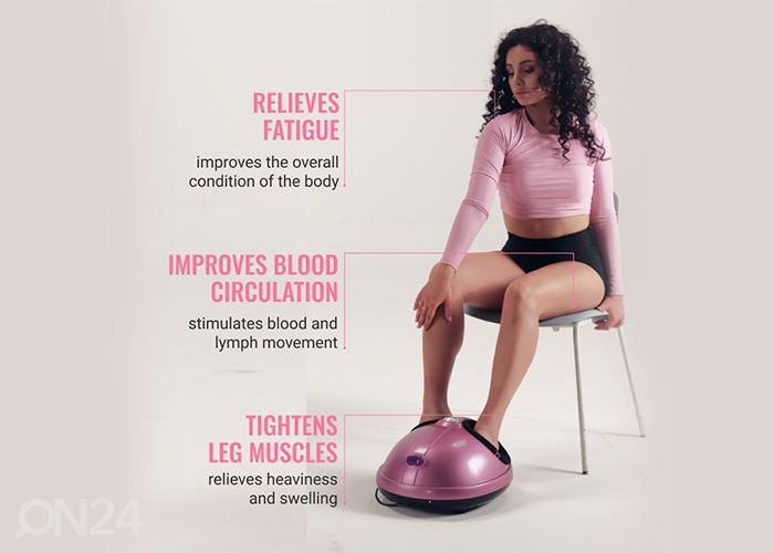 Jalkahierontalaite lämmittimellä GESS Boilder kuvasuurennos