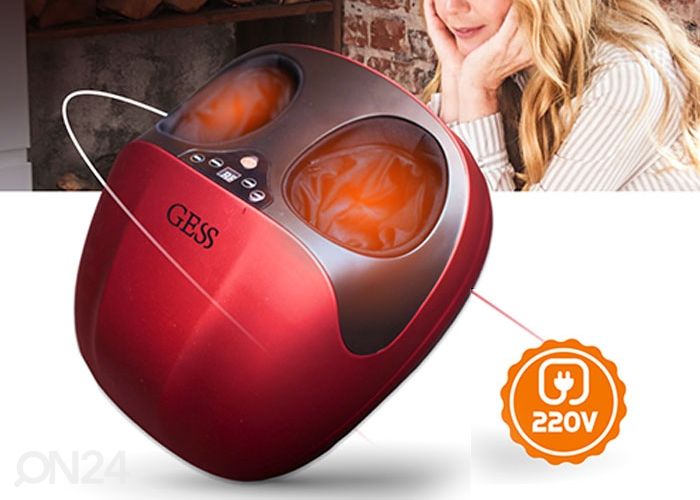 Jalkahierontalaite lämmityksellä GESS Velvet kuvasuurennos
