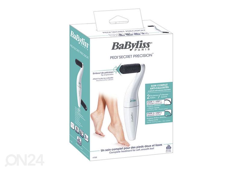 Jalkaraspi BABYLISS Pedi'Secret Precision H700E kuvasuurennos