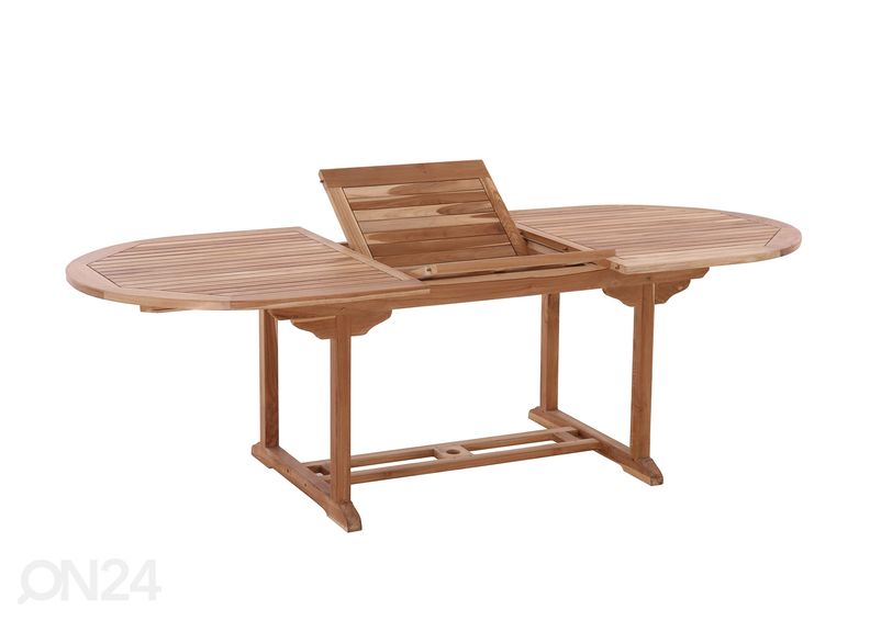 Jatkettava puutarhapöytä 180/240x100 cm kuvasuurennos