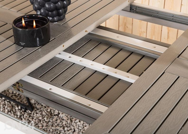 Jatkettava puutarhapöytä Albany 152/210 cm kuvasuurennos