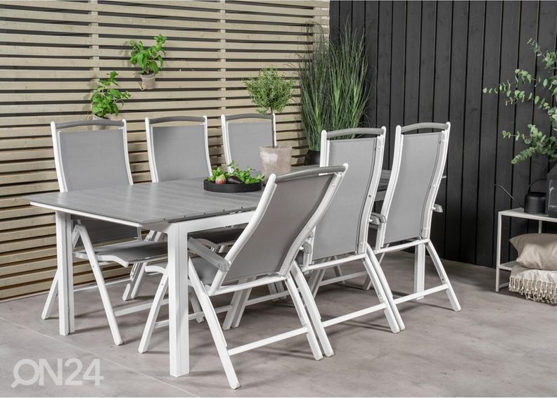 Jatkettava puutarhapöytä Levels 229/310×100 cm kuvasuurennos