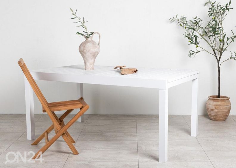 Jatkettava puutarhapöytä Marbella 160/240 cm kuvasuurennos