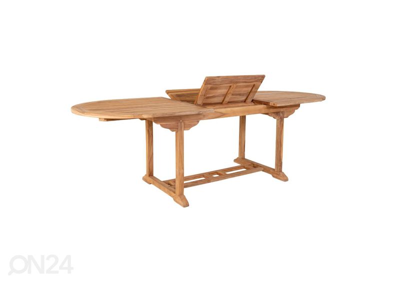 Jatkettava puutarhapöytä Nerja 180/240x90 cm kuvasuurennos