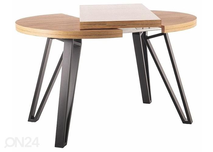 Jatkettava ruokapöytä 100-168x100 cm kuvasuurennos