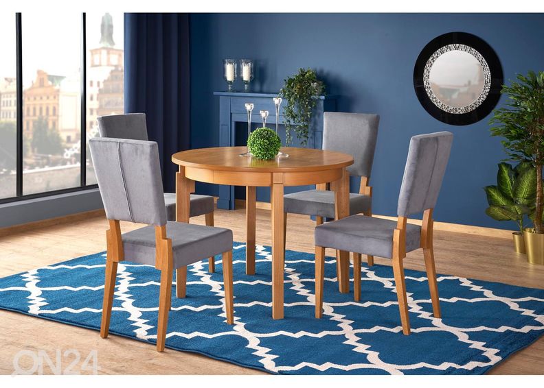 Jatkettava ruokapöytä 100/200x100 cm kuvasuurennos