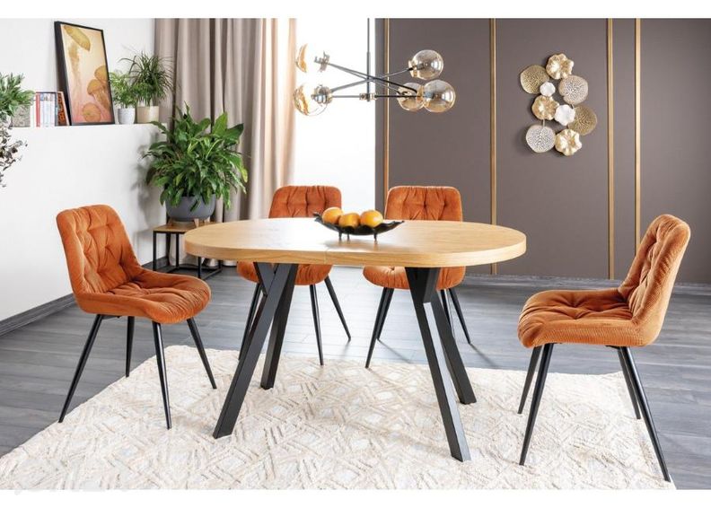 Jatkettava ruokapöytä 100-250x100 cm kuvasuurennos