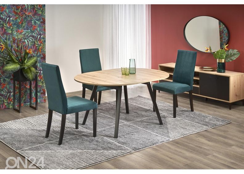 Jatkettava ruokapöytä 102/142x102 cm kuvasuurennos