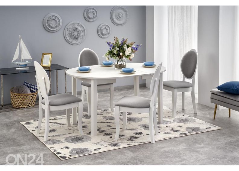 Jatkettava ruokapöytä 102/142x102 cm kuvasuurennos