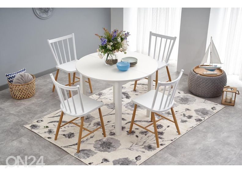 Jatkettava ruokapöytä 102/142x102 cm kuvasuurennos