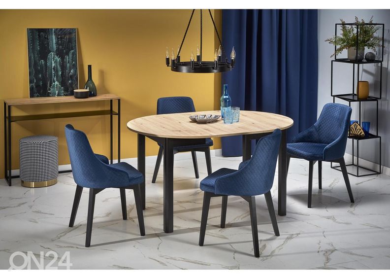 Jatkettava ruokapöytä 102/142x102 cm kuvasuurennos