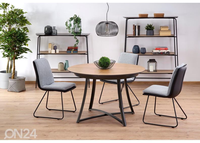 Jatkettava ruokapöytä 118/148x118 cm kuvasuurennos