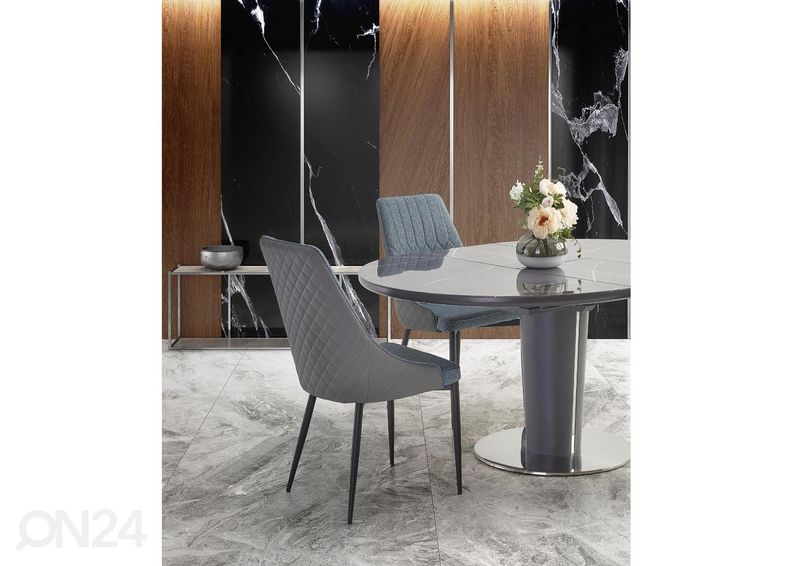 Jatkettava ruokapöytä 120/160x120 cm kuvasuurennos