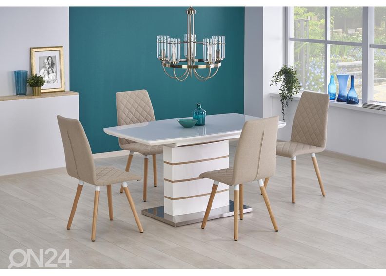 Jatkettava ruokapöytä 140/180x80 cm kuvasuurennos