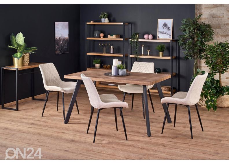 Jatkettava ruokapöytä 140/180x85 cm kuvasuurennos