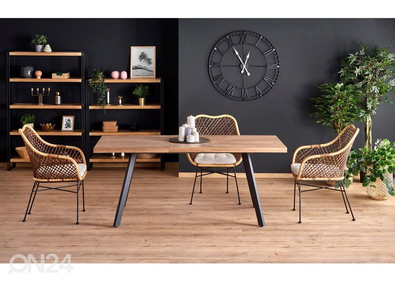 Jatkettava ruokapöytä 140/180x85 cm kuvasuurennos