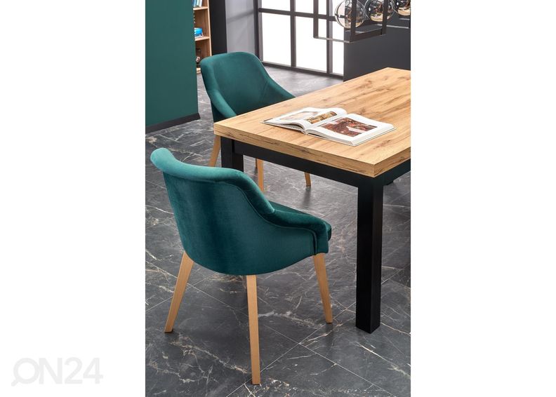 Jatkettava ruokapöytä 140/220x80 cm kuvasuurennos