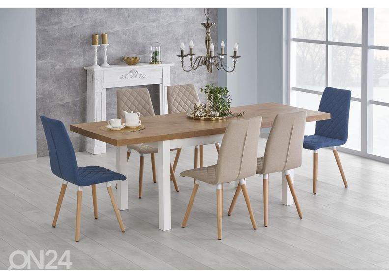 Jatkettava ruokapöytä 140/220x80 cm kuvasuurennos