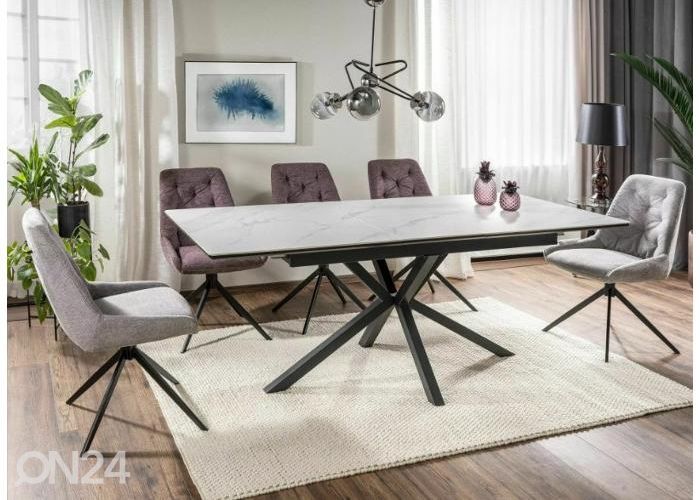 Jatkettava ruokapöytä 160/200x90 cm kuvasuurennos