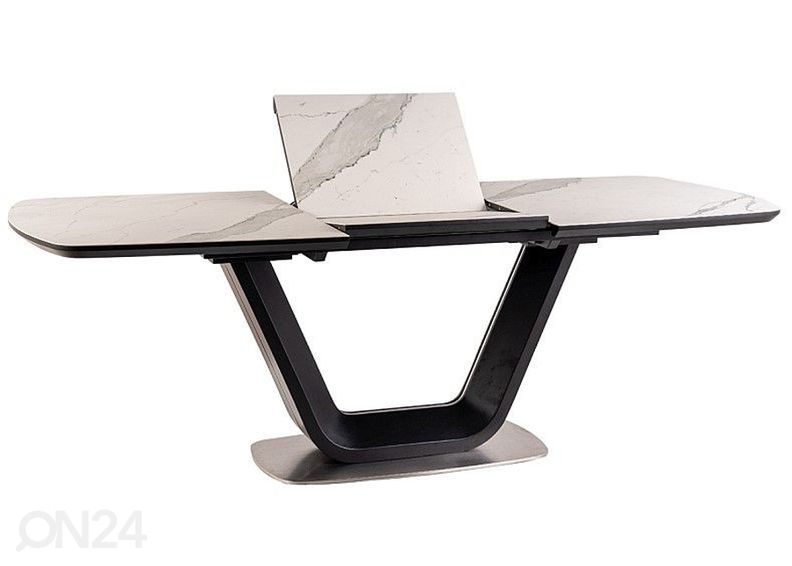 Jatkettava ruokapöytä 160-220x90 cm kuvasuurennos