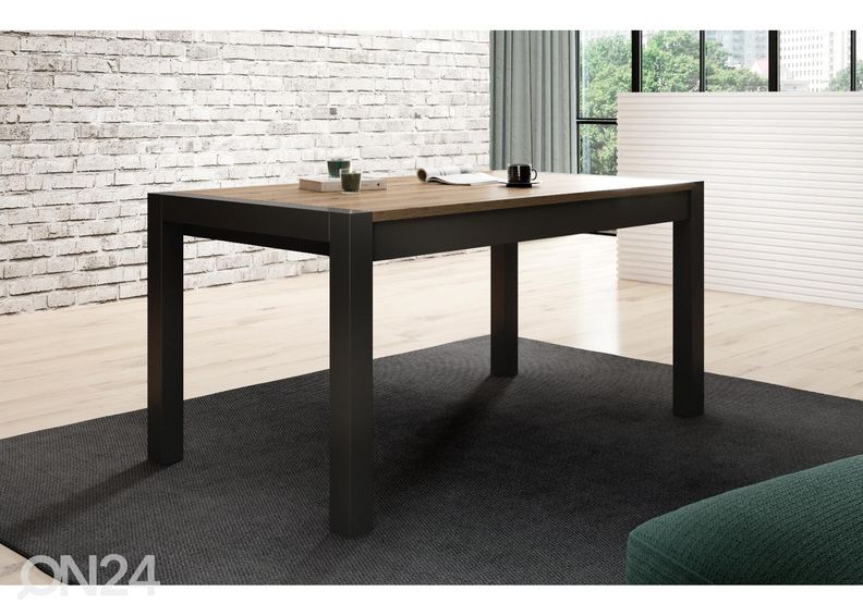 Jatkettava ruokapöytä 160-240x90 cm kuvasuurennos