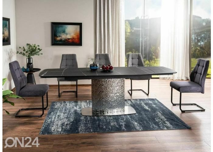 Jatkettava ruokapöytä 160-240x90 cm kuvasuurennos