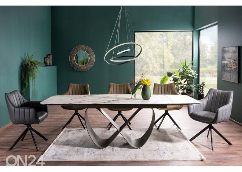 Jatkettava ruokapöytä 160-240x95 cm kuvasuurennos