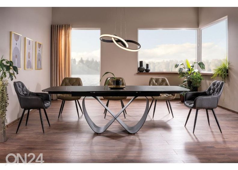 Jatkettava ruokapöytä 160-240x95 cm kuvasuurennos