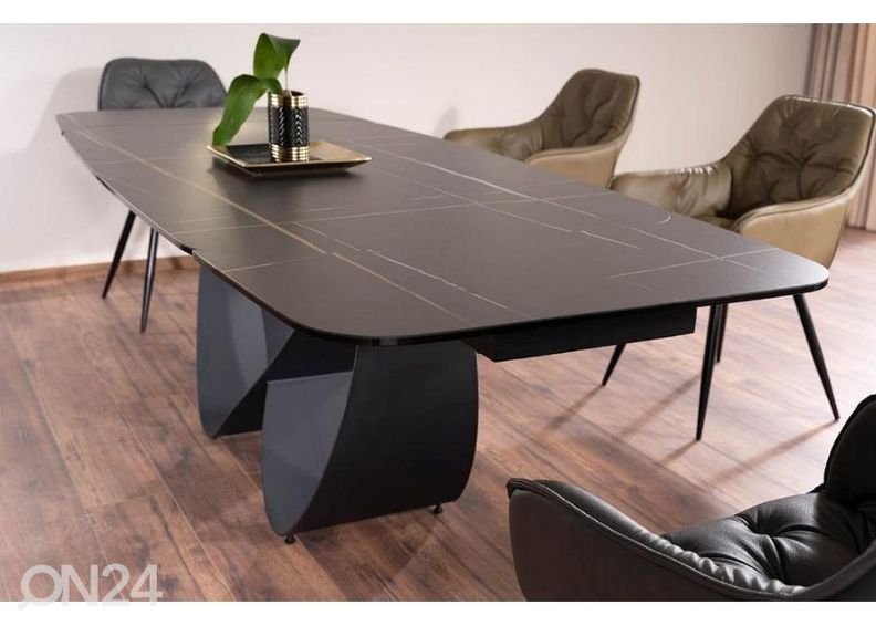 Jatkettava ruokapöytä 160-240x95 cm kuvasuurennos