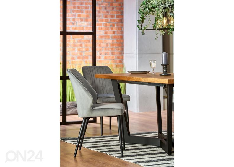 Jatkettava ruokapöytä 160/250x90 cm kuvasuurennos