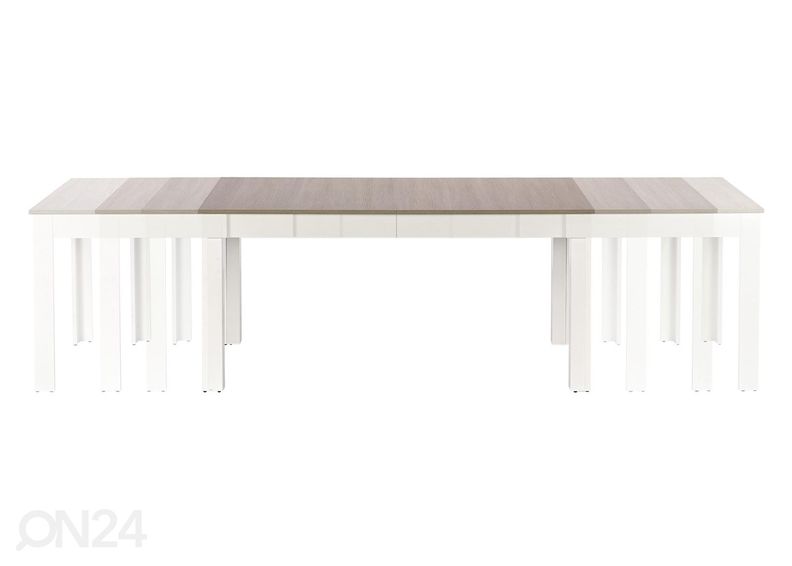 Jatkettava ruokapöytä 160/300x90 cm kuvasuurennos