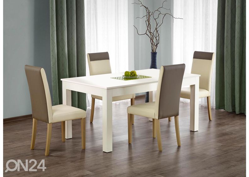 Jatkettava ruokapöytä 160/300x90 cm kuvasuurennos