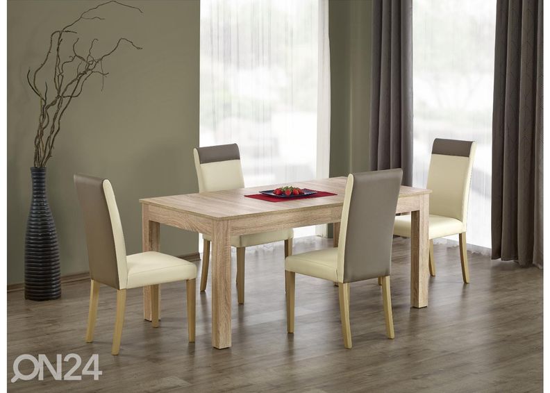 Jatkettava ruokapöytä 160/300x90 cm kuvasuurennos