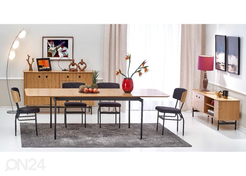 Jatkettava ruokapöytä 170/250x100 cm kuvasuurennos