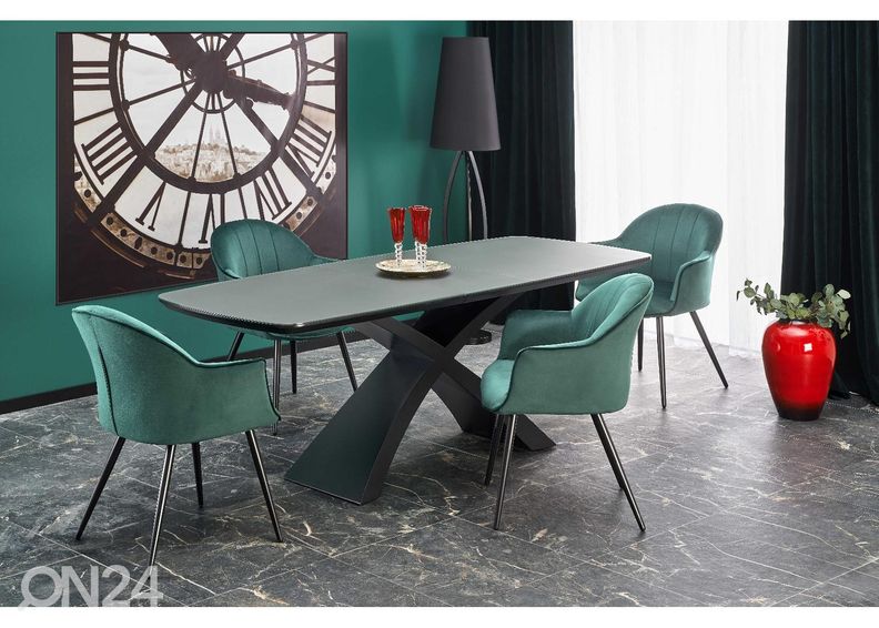 Jatkettava ruokapöytä 180/220x89 cm kuvasuurennos