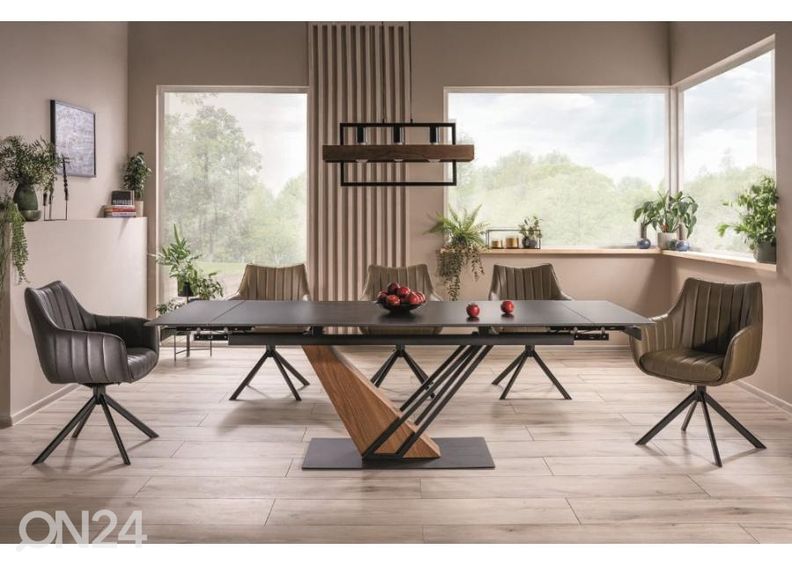 Jatkettava ruokapöytä 180-240x90 cm kuvasuurennos