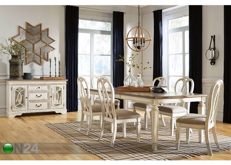 Jatkettava ruokapöytä 198/244x107 cm kuvasuurennos