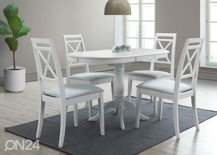 Jatkettava ruokapöytä 70x100-129 cm kuvasuurennos